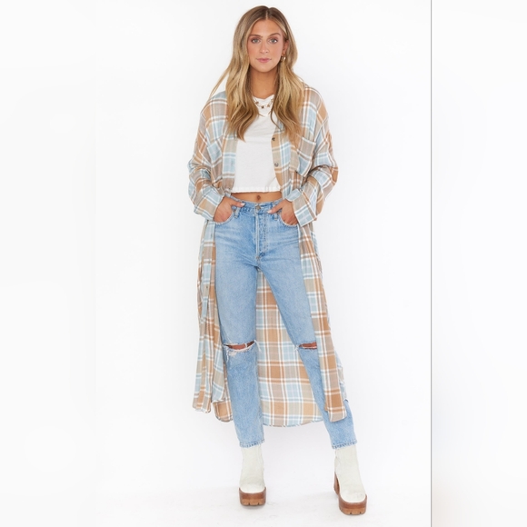 Show Me Your MuMu Tops - Show Me Your Mumu Leo Button Down Tunic